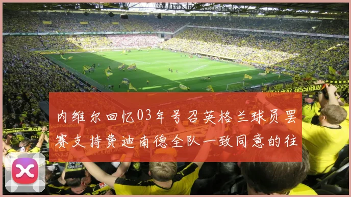 内维尔回忆03年号召英格兰球员罢赛支持费迪南德全队一致同意的往事